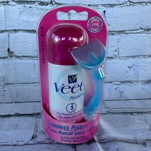 New Veet Bladeless Razor Floral Sensation Hair Remover New in Package 2003